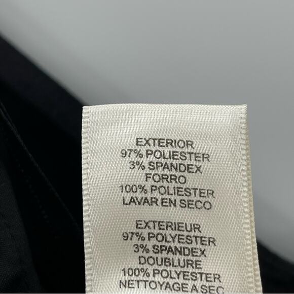 Eliza J Spaghetti Strap V-neck Cropped Jumpsuit Black Pockets Versatile Size 12 - Picture 13 of 14